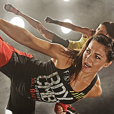 Reebok Les Mills BODYCOMBAT Photoshoot